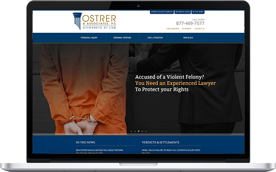 Ostrer & Associates Attorneys at Law Website
