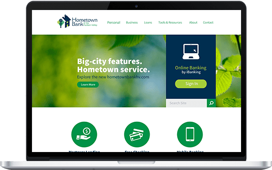 Hometown Bank Website