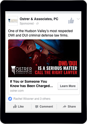 Ostrer & Associates Attorneys at Law Facebook Page